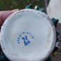 Vintage Capodimonte Flower Basket Mollica Italy