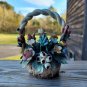 Vintage Capodimonte Flower Basket Mollica Italy