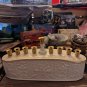 Lenox Menorah Ivory Porcelain Gold Edge made in USA