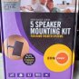 OmniMount AB2-HTS 5 Speaker Mounting Kit Speakers Black