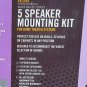 OmniMount AB2-HTS 5 Speaker Mounting Kit Speakers Black