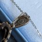925 Sterling Vintage Onyx Marcasite Gem MOP Cameo Victorian Lady Pendant