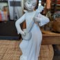 Lladro Nao Angel Playing the Banjo Porcelain Figurine #192 clipped wing.