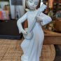 Lladro Nao Angel Playing the Banjo Porcelain Figurine #192 clipped wing.