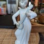 Lladro Nao Angel Playing the Banjo Porcelain Figurine #192 clipped wing.