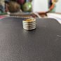Stamped 925 Wide Band Waves Ring Size 7  0.51 oz tw