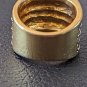 Stamped 925 Wide Band Waves Ring Size 7  0.51 oz tw