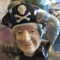 Vintage Royal Doulton Long John Silver 4" Toby Mug 1951