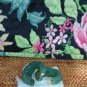 Vtg 1982 AVON “Floral Hoop – Jade Tone” Faux Jade Lucite Hoop Post Earrings NIB
