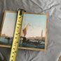 Vintage Wall Art With Wooden Framing