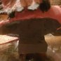 Ceramic Bisque Native American Indian Chief Bust with bull horns 5.5" by 4"