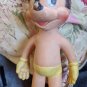 Vintage 50s MICKEY MOUSE Disney Rubber Plastic Squishy Bath Tub Doll 10.50"