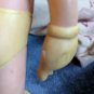 Vintage 50s MICKEY MOUSE Disney Rubber Plastic Squishy Bath Tub Doll 10.50"