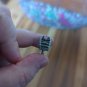 Vintage Vogue Silver Ring With Small Amethyst Size 8