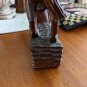 Vintage Solid Wood Carved Horse About 9" Tall By 5" Wide