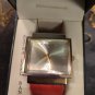 Accutime Novelle Quartz Ladies Watch Red Band Large Face Japan Movement in box
