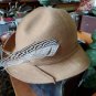 Adolfo II Beige fedora felt Hat