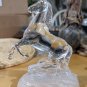 Cristal D'Arques Lead Crystal Glass Stallion Figurine France Horse Cheval
