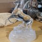 Cristal D'Arques Lead Crystal Glass Stallion Figurine France Horse Cheval