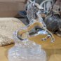 Cristal D'Arques Lead Crystal Glass Stallion Figurine France Horse Cheval