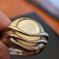 925 Sterling Silver White Opal Ring Size 7