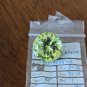 Lab Canary Green Diamond Round Polished Stone 52.00 cts