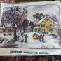 Vintage Needlework Currier & Ives American Homestead Winter Kit 2412
