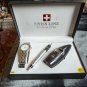 Vintage Swiss Line Platinum Series Watch Flashlight Pen Set in orginal case
