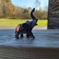 NNK Bone China Black Elephant Figurine Made In Japan