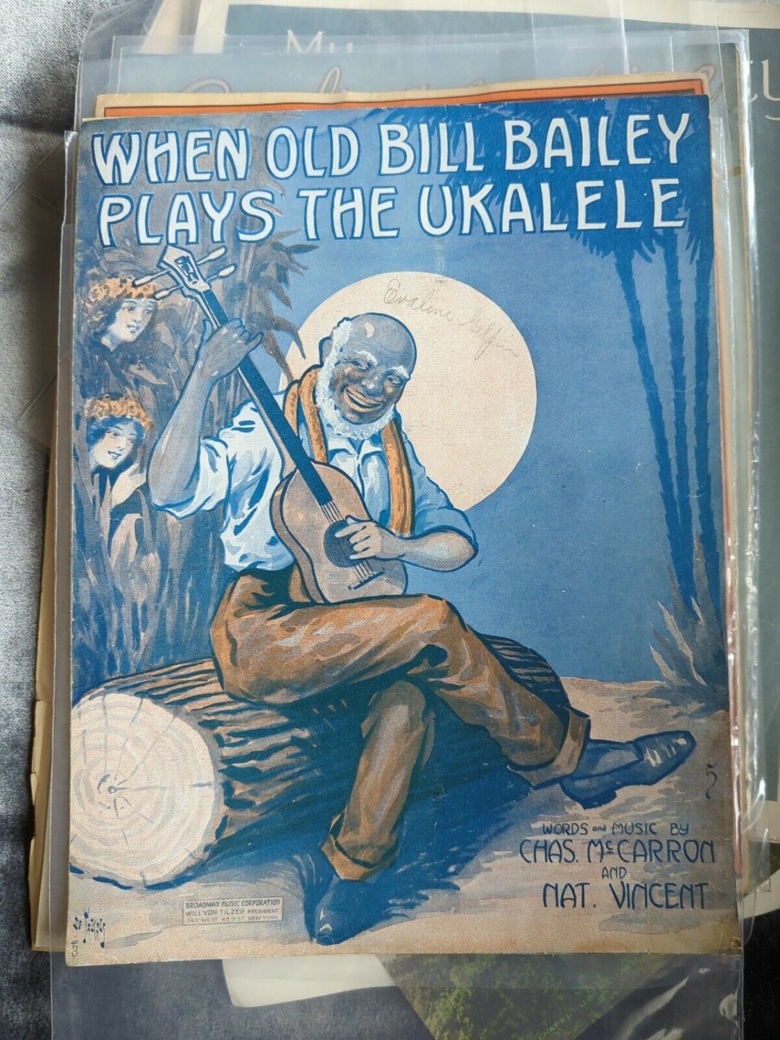 When Old Bill Bailey Plays The Ukulele Music Sheet Broadway Music Corp