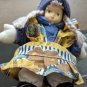 Collectible 5.5" Vintage Soft Body Doll Porcelain Face Twine Braids