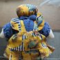 Collectible 5.5" Vintage Soft Body Doll Porcelain Face Twine Braids
