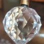 Facated Glass Crystal Ball In Unique Metal Display