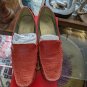 Talbots Ashton 3 Orange Ginger Leather Shoes Size 7M