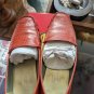 Talbots Ashton 3 Orange Ginger Leather Shoes Size 7M