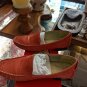 Talbots Ashton 3 Orange Ginger Leather Shoes Size 7M