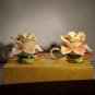 Capodimonte Flower Single Candle Holder Set Of Two