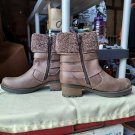 White Mountain Brown Half Boots Women Size 6M