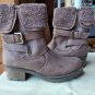 White Mountain Brown Half Boots Women Size 6M