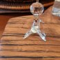 Glass Seal With Faceted Crystal Ball Ornament