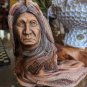 Guardian #3016 By Stephen Herrero 1990 Native American Chief Statue