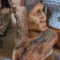 Guardian #3016 By Stephen Herrero 1990 Native American Chief Statue