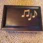 The Menagerie Nova Scotia Maple Wooden Box With Musical Notes Inlay