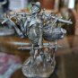Franklin Mint Fine Pewter Statue The Rabbit Man Rabbits buy a fresh rabbit 1977