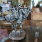 Franklin Mint Fine Pewter Statue The Rabbit Man Rabbits buy a fresh rabbit 1977