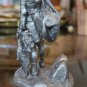 Franklin Mint Fine Pewter Statue The Rabbit Man Rabbits buy a fresh rabbit 1977