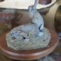 Vintage Hamilton Collection Rabbit Figurine Audubon Bronzes by The Deatons