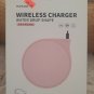 Mumuso Pink Wireless Charger Water Drop Shape