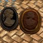 Two Vintage Cameo Brooches