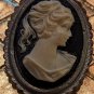 Two Vintage Cameo Brooches
